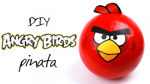  DIY Angry Birds Pinata 
